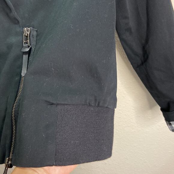 NWT I’OGAN Women Black Cropped Moto Blazer/Jacket from Barney’s New York Size XS - Picture 8 of 15